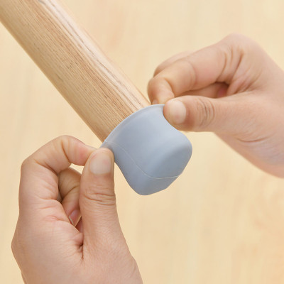 COMBO 4 Miếng Lót Chân Bàn Ghế Silicone Bọc Chân Bàn Ghế Vuông & Tròn Tiện Lợi