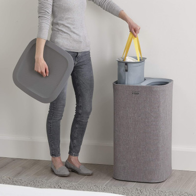  Thùng Đựng Đồ Giặt Joseph Joseph 50001 Tota 60L Màu Xám hàng chính hãng