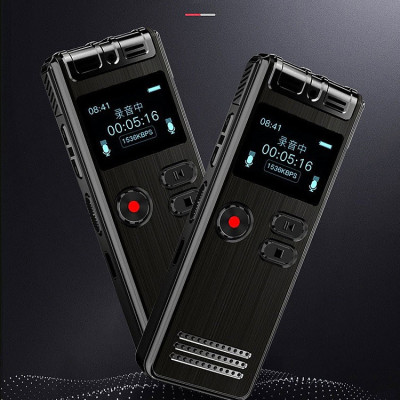 ROGTZ - Máy Ghi Âm Chuyên Nghiệp GH-Q6(SK06) Micro đa hướng Ghi âm dải rộng Loại bỏ tạp âm Hỗ trợ thẻ gắn ngoài lên tới 128Gb Nghe nhạc Mp3 Vỏ kim loại Màn LCD Pin Lithium 200mAh Sạc nhanh USB Tương thích nhiều HĐH - Hàng Chính Hãng