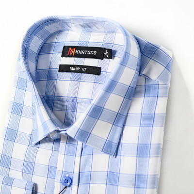 Áo sơ mi tay dài Khatoco vải tre