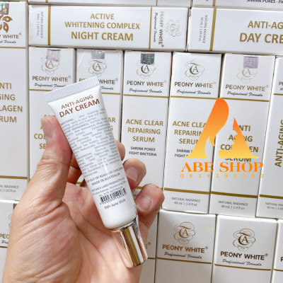 Kem PEONY WHITE DAY CREAM - Dưỡng Trắng - Xóa Thâm Nám - Giảm Tàn Nhang - Làm Đều Màu Da Ban Ngày 30ml