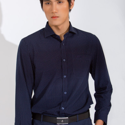 Áo sơ mi nam dài tay chất liệu bamboo cao cấp không bai xù tôn dáng ALGS155