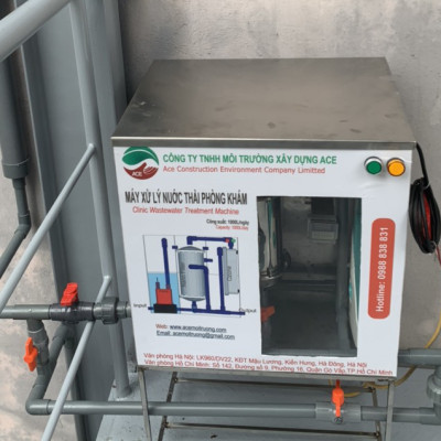 (Hàng chính hãng) Máy lọc nước thải Litero ACE1000I xử lý nước thải Phòng khám chuyên khoa phục hồi chức năng công nghệ oxy hoá bậc cao kết hợp lọc nano và than hoạt tính 1 bộ