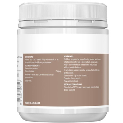 Sụn vi cá mập Healthy Care Shark Cartilage Tăng cường sức khỏe xương khớp, Tăng chức năng vận động - QuaTangMe Extaste