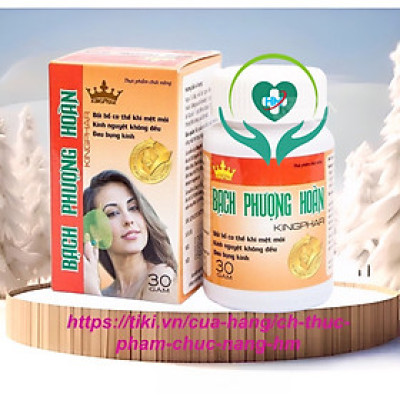 Bạch phượng hoàng Kingphar - Hộp 40 Viên - Bổ Khí Dưỡng Huyết, Kinh Nguyệt Không Đều , Đau Bụng Kinh