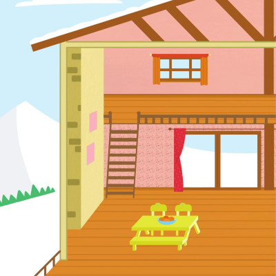 Sách - Trang Trí Ngôi Nhà - Với Gần 600 Miếng Dán Và Khuôn Hình Sáng Tạo - Bìa Cứng