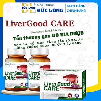 LiverGood - Thanh nhiệt tiêu độc - Quy cách 2 lọ x 30 Viên