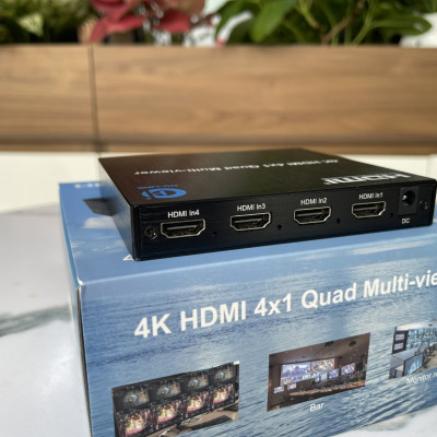 Bộ gộp HDMI 4 vào 1 ra 4K HO-LINK HL-7056A (4K) - Hàng Chính Hãng