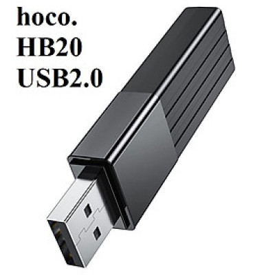 Đầu đọc thẻ nhớ SD / TF chuẩn 3.0 cho laptop  hoco HB20 - Hàng chính hãng