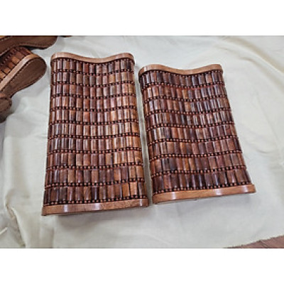 Gối Công Thái Học , Gối Hạt Gỗ Hương - Kích Thước 36cmx24cmx8cm/4cm ( video, hình thật )