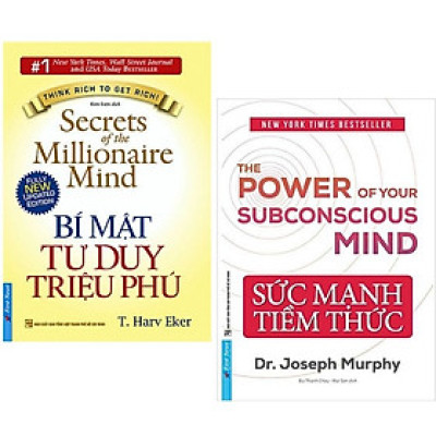 Combo Bí Mật Tư Duy Triệu Phú - Sức Mạnh Tiềm Thức (Tái Bản)