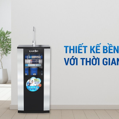 Máy lọc nước RO Mỹ 10 lõi Karofi ERO80 Pro RO - Giao trước lắp sau miễn phí toàn quốc - Bảo hành 36 tháng - Hàng chính hãng