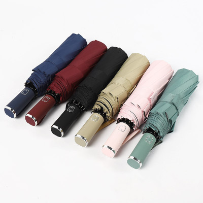 Ô Dù Tự Động Nút Bấm 2 Chiều Che Nắng Mưa Nhỏ Gọn Sang Trọng