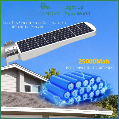 Đèn đường năng lượng mặt trời ngoài trời, Đèn LED chiếu sáng sân từ hoàng hôn đến bình minh với cảm biến chuyển động, Điều khiển từ xa, Ánh sáng ban ngày 6500K 2500lm, Chống nước theo tiêu chuẩn IP65, Đèn góc rộng cho đường lái xe, bãi đỗ xe