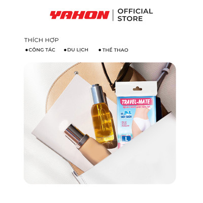 Combo Bao Quần Lót Miễn Giặt Tiện Lợi TRAVEL-MATE Nữ, 5 Cái/Bao