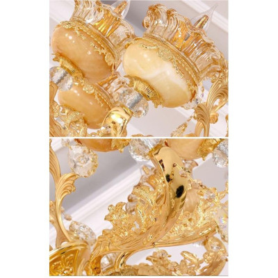 Đèn chùm PIKA pha lê trang trí nội thất sang trọng - kèm bóng LED chuyên dụng (hàng chuẩn loại 1, có ảnh chụp thật)