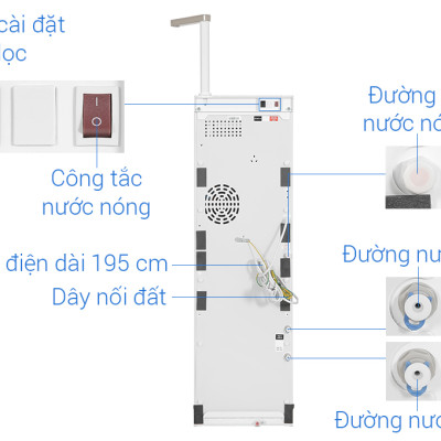 MÁY LỌC NƯỚC RO TOSHIBA PURE TWP-H2396SVN(W)- Hàng chính hãng