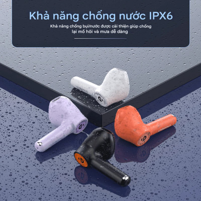 Tai nghe Bluetooth 5.0 Choetech BH-T19 (Pin 300mAh, Chống Nước IPX4) - Hàng chính hãng