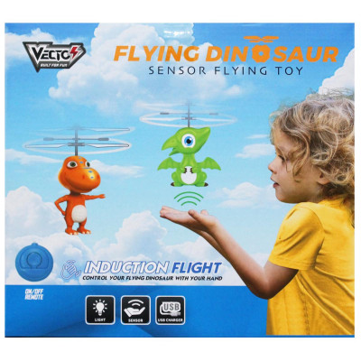Đồ Chơi Khủng Long Bay Cảm Biến - Vecto VT2240B - Màu Xanh