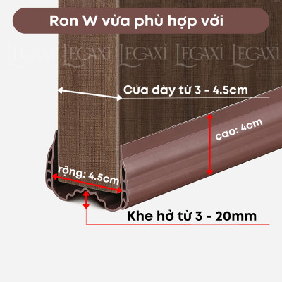 Nẹp cửa thanh chắn cửa ngăn côn trùng, tránh thoát hơi máy lạnh phòng ngủ, phòng khách, nhà bếp Legaxi