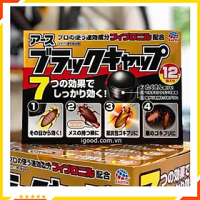 Hộp 12 viên diệt gián mùi hương dễ chịu, hiệu quả nhanh