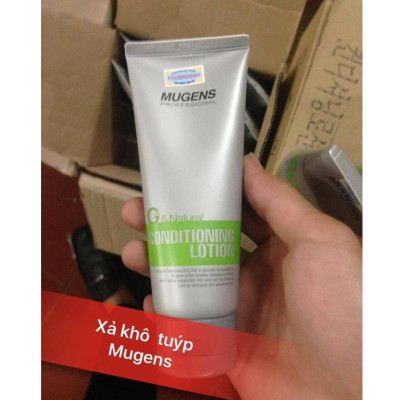 Dầu Xả khô dưỡng và Tạo kiểu Tóc Mugens Conditioning Lotion Hàn Quốc 100ml + Móc khóa