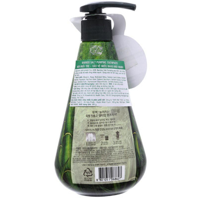 Kem đánh răng trắng răng, ngừa hôi miệng Perioe Pumping Bamboo Salt muối tre Hàn Quốc 285g