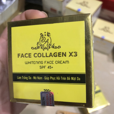 Kem Face Collagen X3 dưỡng Trắng da - Ngừa mụn - Nám