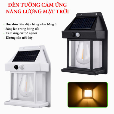 Đèn led năng lượng mặt trời KT666 cảm ứng chuyển động ánh sáng thông minh siêu sáng, cảm ứng nhiệt sáng tối ngày đêm hồng ngoại khi có người 1800mah - Hàng chính hãng