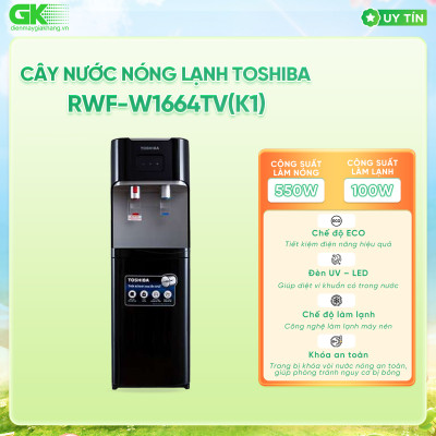 RWF-W1664TV(K1) - Cây nước uống nóng lạnh Toshiba RWF-W1664TV (K1) - Hàng Chính Hãng