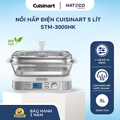 [Hàng chính hãng] Nồi hấp đa năng Cuisinart STM-3000HK công suất 1500W-1800W, dung tích 6L