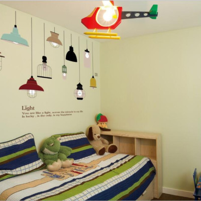 Decal dán tường Đèn treo 3 AmyShop DKN065