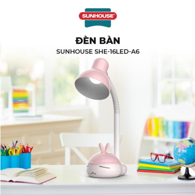 Đèn Bàn SUNHOUSE SHE-16LED-A6 - Hàng chính hãng