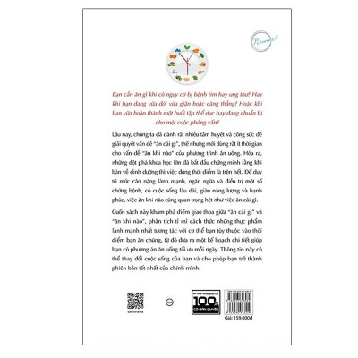 Sách - Ăn Gì Khi Nào - Chiến Lược Cải Thiện Sức Khỏe Và Đời Sống Bằng Thực Phẩm - Thái Hà Books