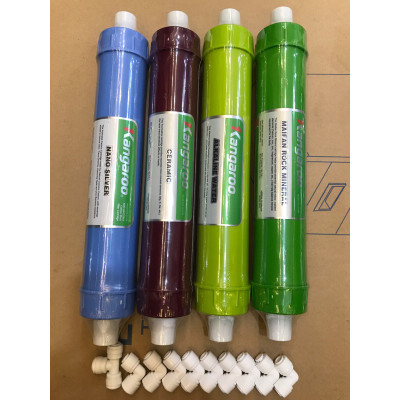 [Trọn bộ] 4 Lõi Lọc Khoáng 5678 KANGAROO - Hàng chính hãng - Cung cấp khoáng