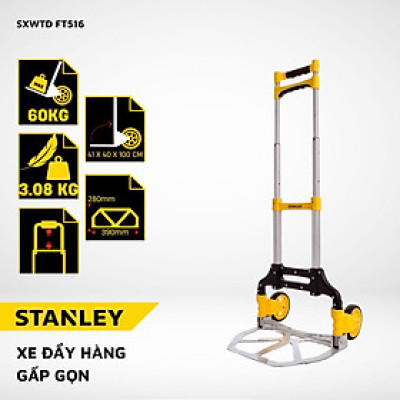 Xe Đẩy Tay 2 Bánh Cao Cấp Có Thể Gấp Gọn Stanley FT516