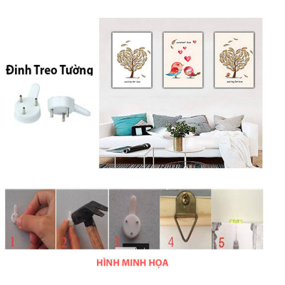 Tranh thư pháp chữ Cha mẹ ý nghĩa TPT-30x60-16