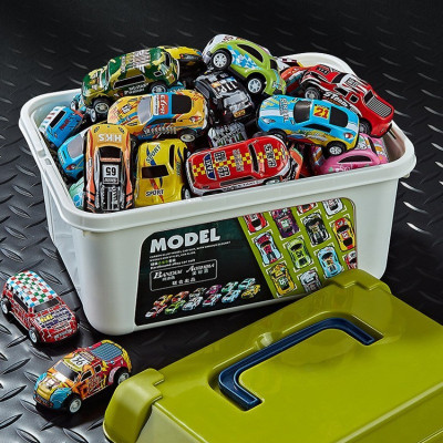 Thùng  đồ chơi 30 xe ô tô nhiều màu sắc , nhiều loại 