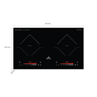 Bếp đôi điện từ kết hợp hồng ngoại Hòa Phát HPC H21A2 - Tổng công suất 3600W - Bảo hành 24 tháng - Hàng Chính Hãng