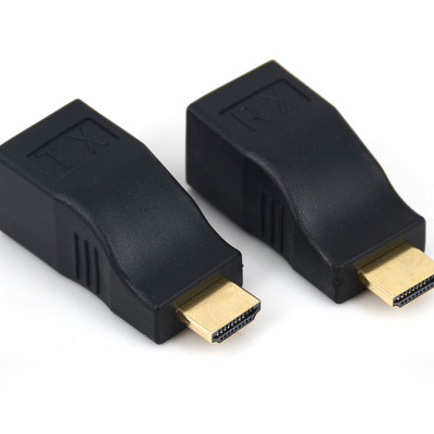 Bộ mở rộng HDMI Extender qua bộ điều hợp Ethernet CAT5e/6 mạng 4K /1080P- Lên đến 30m Hỗ Trợ HDCP - Hàng Nhập Khẩu