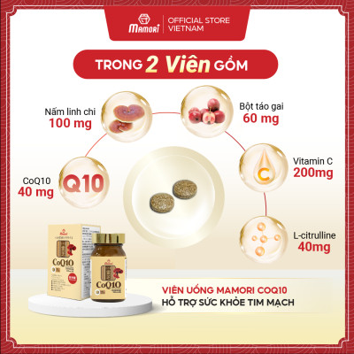 VIÊN UỐNG TỐT CHO TIM MAMORI COQ10 NHẬT BẢN
