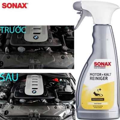 Shampoo làm sạch khoang động cơ xe Sonax Engine and Cold Cleaner 543200