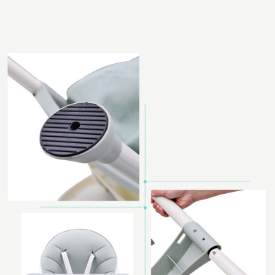 Ghế tập ăn dặm ăn bột đa năng cao cấp thiết kế Hàn Quốc 3 nấc điều chỉnh độ cao