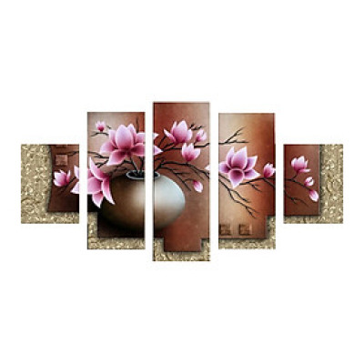 Tranh Ghép Nghệ Thuật Bình Hoa Đào TNT03