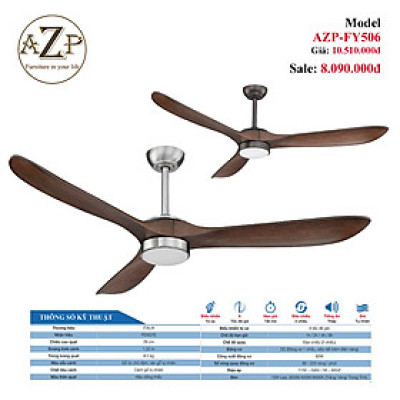 AZP-FY506 – BST QUẠT ĐÈN CAO CẤP / GIẢI PHÁP TRANG TRÍ CHO CÁC CÔNG TRÌNH NHÀ HÀNG, KHÁCH SẠN. CĂN HỘ, DINH THỰ phong cách đương đại, hàng nhập khẩu AZP