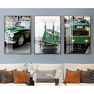 TRANH BỘ 3 TREO TƯỜNG CỠ ĐẠI (30 x 40cm x3 bức) - PHONG CÁCH BẮC ÂU- TB31009FGC9