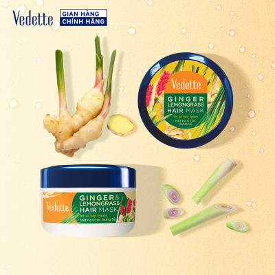 Mặt Nạ Ủ Tóc Vedette Gừng Sả 145ml