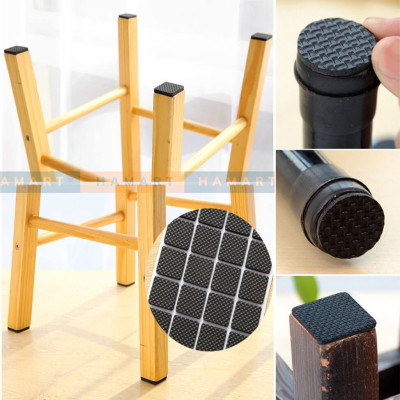Miếng Dán Chân Bàn Ghế Chống Trượt Bọc Lót Chân Bàn Ghế Vuông Tròn Chống Ồn Chống Xước Nền Nhà