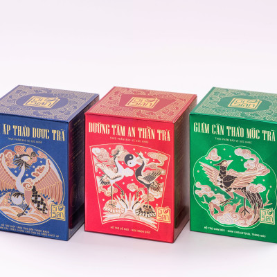 Bộ 3 Sản Phẩm Định Áp Thảo Dược Trà, Dưỡng Tâm An Thần Trà và Hỗ Trợ Giảm Cân Trà Thảo Mộc