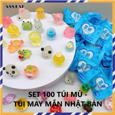 Combor 100 Túi Mù Phát Sáng Đủ Size Dùng Test Nhân Phẩm, Túi May Mắn Nhật Bản, Bất Ngờ Giao Ngẫu Nhiên - Hàng Nhập Khẩu